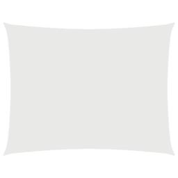 Berkfield Home Sunshade Sail Oxford Fabric Rectangular 3x6 m White