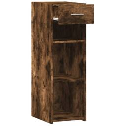 Berkfield Home Sideboard Smoked Oak 30x42.5x93 cm Engineered Wood in Brown - thumbnail 7