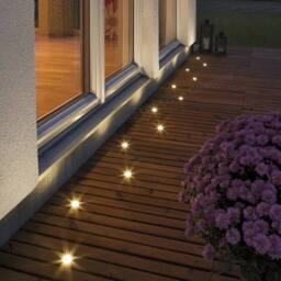 SPETLEK IP68 Outdoor LED Decking Lights 30mm Round in Silver - thumbnail 5