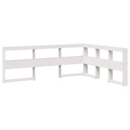 Berkfield Home Bookcase Bed without Mattress White 160x200 cm Solid Wood Pine - thumbnail 6