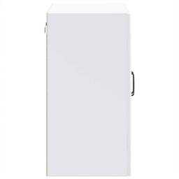 Berkfield Home Kitchen Wall Cabinet with Glass Door Kalmar Grey Sonoma Wood in White - thumbnail 8
