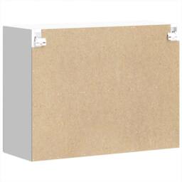Berkfield Home Kitchen Wall Cabinet with Glass Door Kalmar Grey Sonoma Wood in White - thumbnail 9