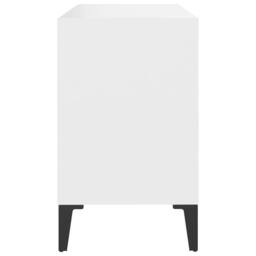 Berkfield Home TV Cabinet with Metal Legs White 69.5x30x50 cm - thumbnail 5