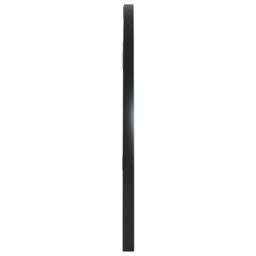 Berkfield Home Wall Mirror Black 60x30 cm Arch Iron - thumbnail 4
