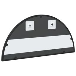 Berkfield Home Wall Mirror Black 60x30 cm Arch Iron - thumbnail 5