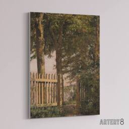 "Artery8 Sailboat & the Garden Gate Christen Kobke Canvas Wall Art - Size: W18"" x H24""" - thumbnail 2