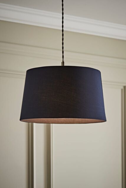 ValueLights Aspen Navy Blue Tapered Easy Fit Pendant Lamp Shade - Size: Large - image 1