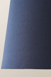 ValueLights Aspen Navy Blue Tapered Easy Fit Pendant Lamp Shade - Size: Large - thumbnail 4