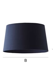 ValueLights Aspen Navy Blue Tapered Easy Fit Pendant Lamp Shade - Size: Large - thumbnail 7