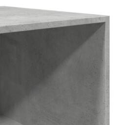 Berkfield Home Wardrobe Concrete Grey 80x50x200 cm Engineered Wood - Size: 80 x 50 x 200 cm - thumbnail 8