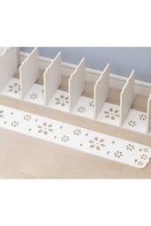 Living and Home Narrow Shoe Rack 7 Tier for Closet Entryway Tall Slim Vertical Shoe Rack for Small Spaces in White - thumbnail 5