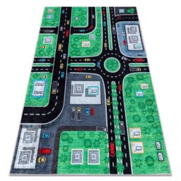 RugsX Junior Rug in Green - Size: 80 cm x 150 cm - thumbnail 1