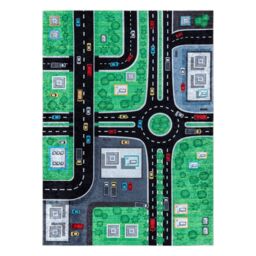 RugsX Junior Rug in Green - Size: 80 cm x 150 cm - thumbnail 2