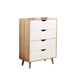 Home Source Sideboard Chest Drawers TV Stand Bedside Living Room Boden in Light Oak - thumbnail 8