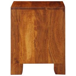 Berkfield Home Bedside Cabinet 40x35x45 cm Solid Wood Acacia in Brown - Size: 40 x 35 x 45 cm - thumbnail 3