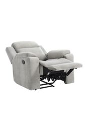 More4Homes Orka 1+3 Seater Fabric Manual Recliner Sofa Set in Grey - thumbnail 8