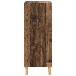 Berkfield Home Sideboard with Shelf Old wood 57 x 35 x 90 cm Engineered wood in Brown - thumbnail 6
