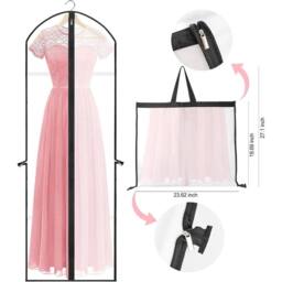 SPETLEK Extra Large Breathable Wedding Dress Bag in White - thumbnail 3