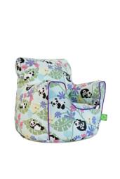 Bean Lazy Cotton Light Blue Panda Bean Bag Arm Chair with Beans Child / Teen size - Size: Large - thumbnail 2