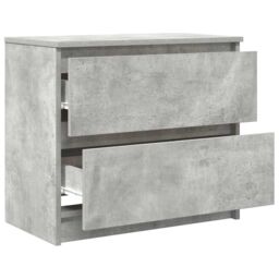 Berkfield Home TV Cabinet Concrete Grey 60x35x54 cm Engineered Wood - Size: 60 x 35 x 54 cm - thumbnail 5