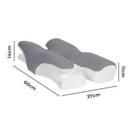KORVIXA Ergonomic Horn Pillow in Grey - thumbnail 2