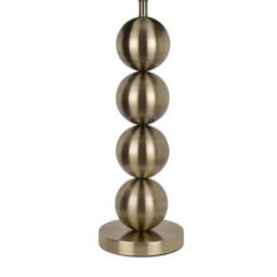 Pagazzi Aila Antique Brass Table Lamp with Green Shade in Gold - thumbnail 6