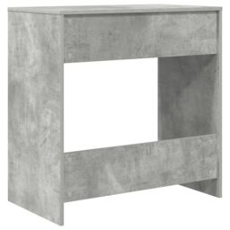 Berkfield Home Computer Desk Concrete grey Particle board Concrete Desk - thumbnail 7
