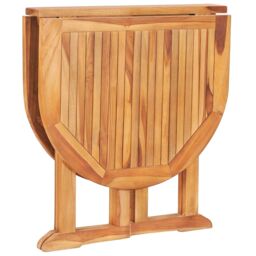 Berkfield Home Folding Butterfly Garden Table 120x70x75 cm Solid Teak Wood in Brown - Size: 120 x 70 x 75 cm - thumbnail 5