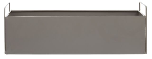 Orsina Iron Constructed Design Large Plant Box, Minimalist Garden Planter, Versatile Garden Box For Planting in Grey - image 1