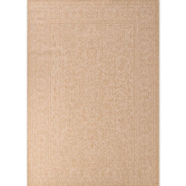 THE RUGS Kona Reversible Rug - Indoor Outdoor Flat Woven Polypropylene Low Pile in Beige - Size: 200 cm x 290 cm - image 1