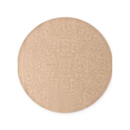 THE RUGS Kona Reversible Rug - Indoor Outdoor Flat Woven Polypropylene Low Pile in Beige - Size: 200 cm x 290 cm - thumbnail 9