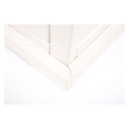 Cabinet Bits Cosenza 3 Drawer Desk - Dressing Table Brass Cup Handle in Off-White - thumbnail 5