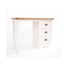 Cabinet Bits Cosenza 3 Drawer Desk - Dressing Table Brass Cup Handle in Off-White - thumbnail 2