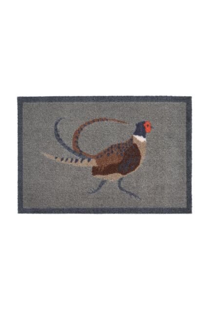 My Mat Washable Nylon Pheasant Indoor Mat in Medium Beige - Size: 50 cm x 75 cm - image 1