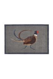 My Mat Washable Nylon Pheasant Indoor Mat in Medium Beige - Size: 50 cm x 75 cm - thumbnail 1