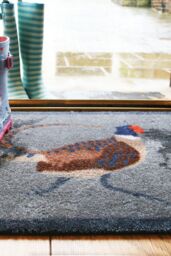 My Mat Washable Nylon Pheasant Indoor Mat in Medium Beige - Size: 50 cm x 75 cm - thumbnail 2