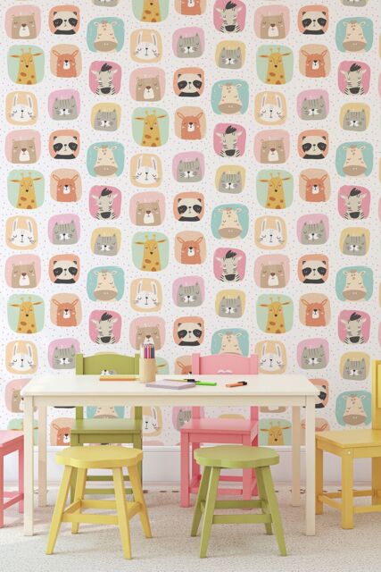 Hoopla Walls Picture Perfect 10m Matt Wallpaper in Pink - image 1