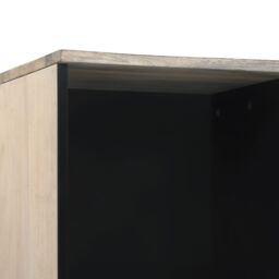 Berkfield Home Bathroom Cabinet with Drawer with Shelf with Storage with Door Brown, Black 38 x 33.5 x 160 cm in Brown - thumbnail 6