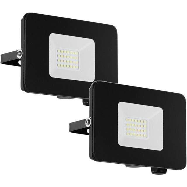 Loops 2 PACK IP65 Outdoor Wall Flood Light Black Adjustable 20W LED Porch Lamp - image 1