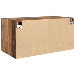 Berkfield Home Wall Cabinet Old wood 80 x 42.5 x 40 cm Engineered wood in Brown - thumbnail 8