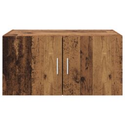 Berkfield Home Wall Cabinet Old wood 80 x 42.5 x 40 cm Engineered wood in Brown - thumbnail 6