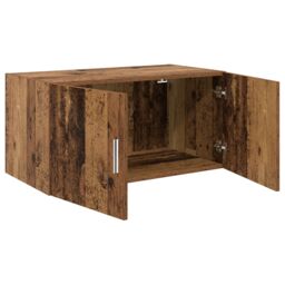 Berkfield Home Wall Cabinet Old wood 80 x 42.5 x 40 cm Engineered wood in Brown - thumbnail 5