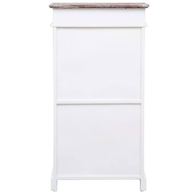 Berkfield Home Shoe Cabinet Brown 50x28x98 cm Paulownia Wood - Size: 50 x 28 x 98 cm - image 1