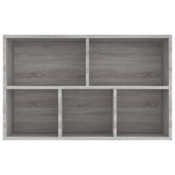 Berkfield Home Classic Book Cabinet/Sideboard Grey Sonoma 50x25x80 cm Engineered Wood - Size: 50 x 25 x 80 cm - thumbnail 9