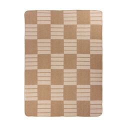 Yard Harlech Woven Reversible Throw in Tan - Size: 130 cm x 180 cm - thumbnail 5