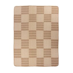 Yard Harlech Woven Reversible Throw in Tan - Size: 130 cm x 180 cm - thumbnail 4