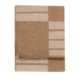 Yard Harlech Woven Reversible Throw in Tan - Size: 130 cm x 180 cm - thumbnail 3
