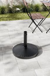 Garden Sanctuary Outdoor Heavy Duty Resin Parasol Base in Black - thumbnail 2