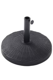 Garden Sanctuary Outdoor Heavy Duty Resin Parasol Base in Black - thumbnail 4