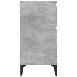 Berkfield Home Bedside Cabinet Concrete Grey 40x35x70 cm - Size: 40 x 35 x 70 cm - thumbnail 7